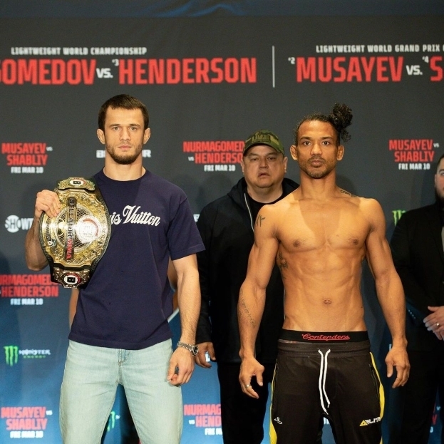 Усман Нурмагомедов и Бенсон Хендерсон.