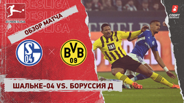 «Шальке» — «Боруссия» Д: чемпионат Германии, 24-й тур, видеообзор матча