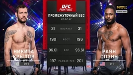 Никита Крылов — Райан Спэнн: видеообзор боя UFC Fight Night 221