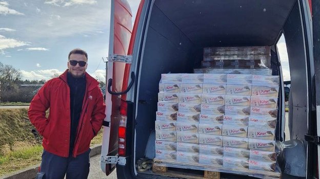 Грузовик с шоколадом.