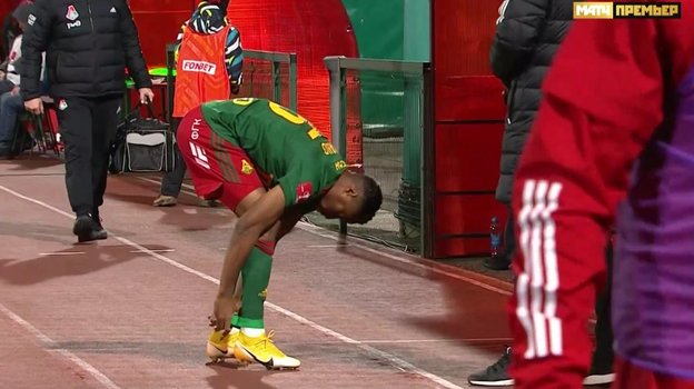 Скриншот трансляции матча «Акрон» — «Локомотив».