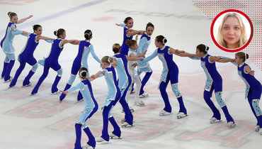 Юные участницы ледового балета.