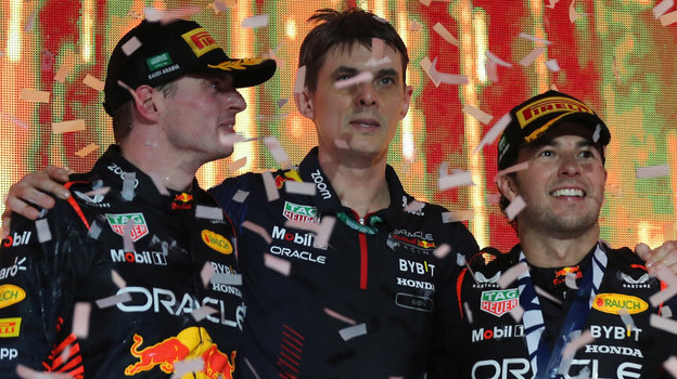 Макс Ферстаппен и Серхио Перес.