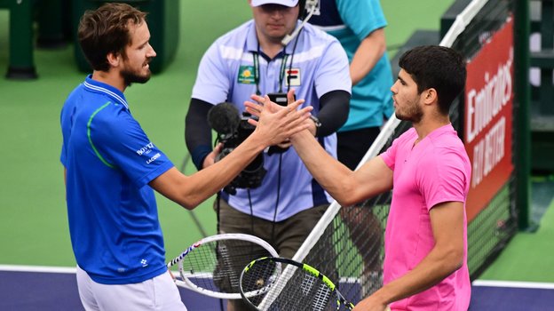 Даниил Медведев и Карлос Алькарас.