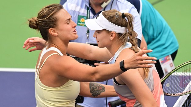 Арина Соболенко и Елена Рыбакина.