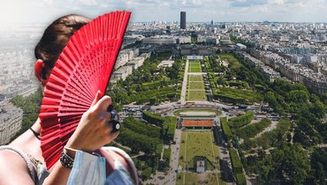 Жара в Париже.