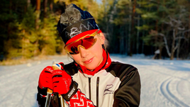 Лыжница Олеся Ляшенко.