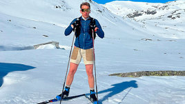 Биатлонист Эйвинд Спораланн.