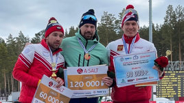 Алексей Червоткин, Сергей Устюгов и Александр Большунов