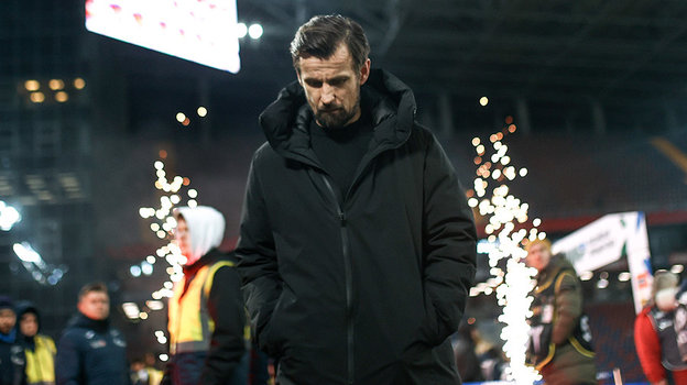 Сергей Семак. Главный тренер «Зенита» Сергей Семак.