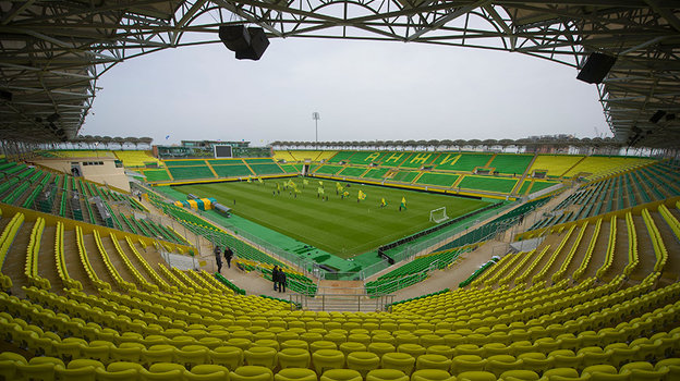 «Анжи-Арена». Общий вид стадиона «Анжи-Арена».