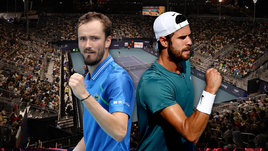 Медведев — Хачанов: Даниил выиграл российский полуфинал в Майами. Онлайн-трансляция матча