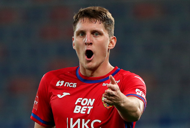 Игорь Дивеев. Защитник ЦСКА Игорь Дивеев.