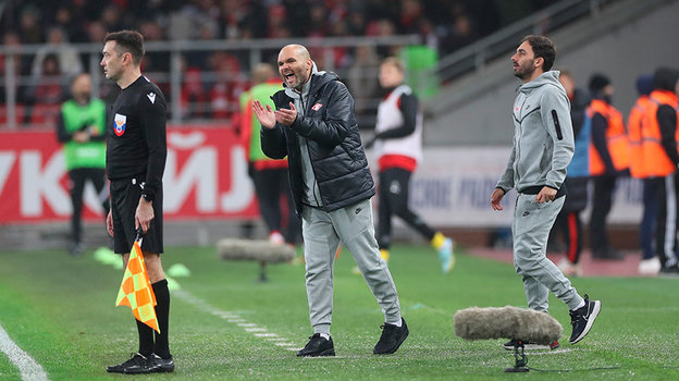 Владимир Слишкович. Тренер «Спартака» Владимир Слишкович.