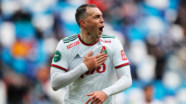 Футболист «Локомотива» Артем Дзюба.