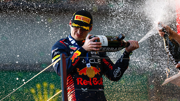 Макс Ферстаппен. Пилот «Ред Булл» Макс Ферстаппен.