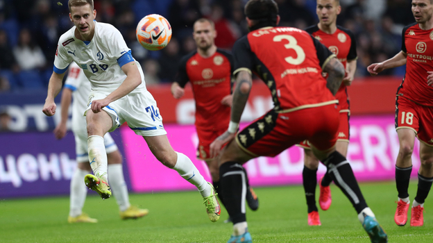 Футболист «Динамо» Москва Даниил Фомин.