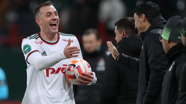 Артем Дзюба и тренер Владимир Ивич.