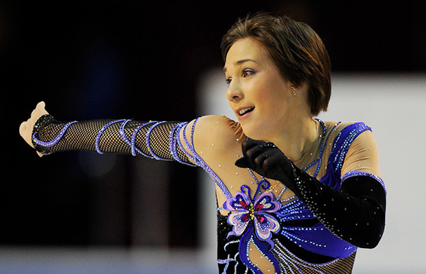 Алена Леонова в 2010 году. Фигуристка Алена Леонова.