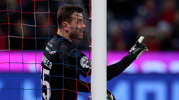 Игорь Акинфеев. Голкипер ЦСКА Игорь Акинфеев.