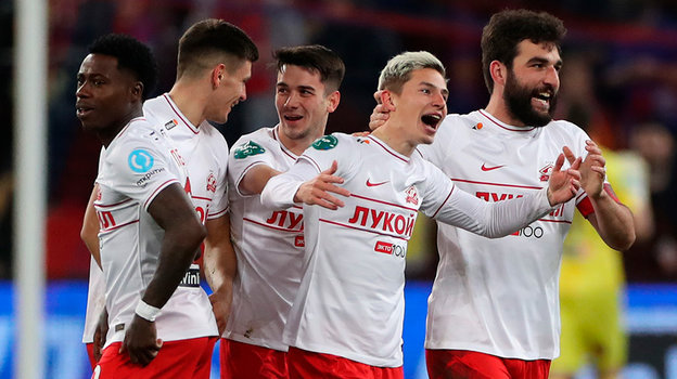 Футболисты «Спартака».
