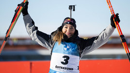 Итальянская биатлонистка Доротея Вирер