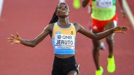 Казахстанская бегунья Нора Джеруто