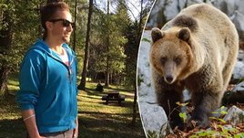 Андреа Паппи и медведь