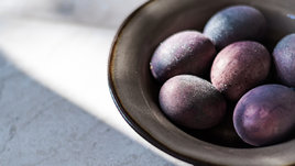 Крашеные яйца на Пасху