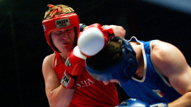 Александр Поветкин на чемпионате Европы в Перми. Александр Поветкин на чемпионате Европы в Перми.