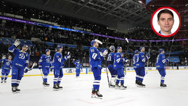 Хоккеисты «Динамо» после поражения от «Торпедо»