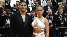 Футболист Ашраф Хакими с бывшей женой Хибой Абук