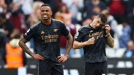 Футболисты «Арсенала» после ничьей с «Вест Хэмом».