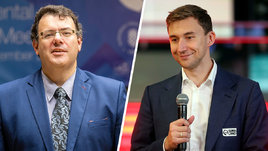 Эмиль Сутовский и Сергей Карякин.