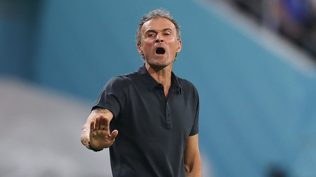 Луис Энрике. Тренер Луис Энрике.