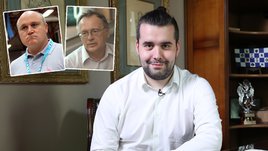 Шахматист Ян Непомнящий и его тренеры Юрий Дохоян и Юрий Разуваев