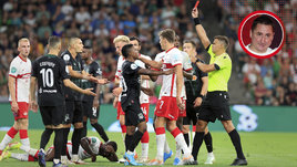 Красная карточка от судьи Кирилла Левникова в матче «Краснодар» — «Спартак»