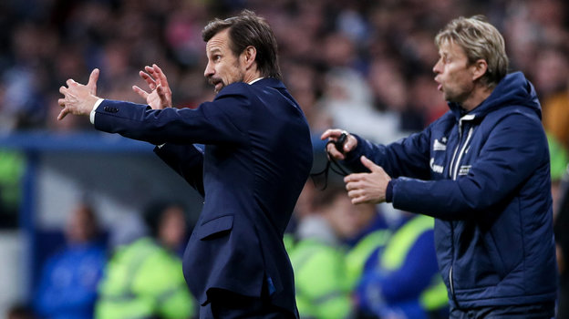 Сергей Семак и Анатолий Тимощук. Тренеры Сергей Семак и Анатолий Тимощук