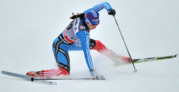 Анастасия Доценко. Лыжница Анастасия Доценко.