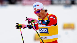 Норвежский лыжник Йоханнес Клебо.