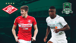 «Спартак» победил «Краснодар» со счетом 4:3. Онлайн-трансляция матча