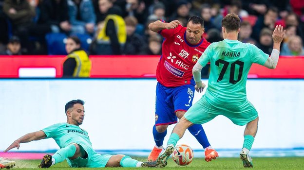 Игровой эпиод в матче ЦСКА — 2Drots.