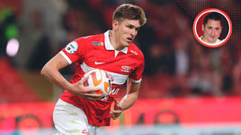 Форвард «Спартака» Александр Соболев.