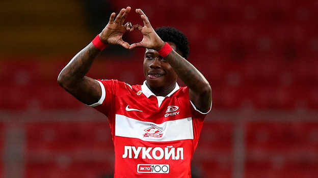 Квинси Промес. Футболист «Спартака» Квинси Промес.