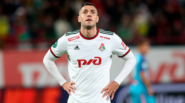 Артем Дзюба. Футболист «Локомотива» Артем Дзюба.