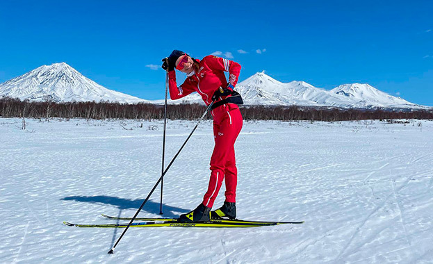 Анастасия Кулешова. Лыжница Анастасия Кулешова.