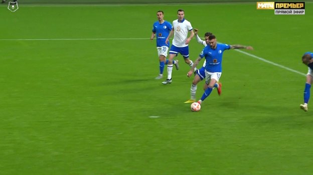 Эпизод матча «Динамо» — «Факел».