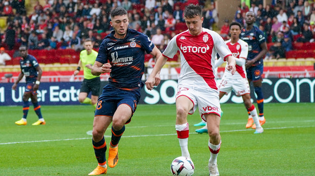 Полузащитник «Монако» Александр Головин в матче против «Монпелье» (0:4).