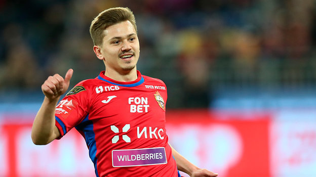 Иван Обляков. Футболист ЦСКА Иван Обляков.