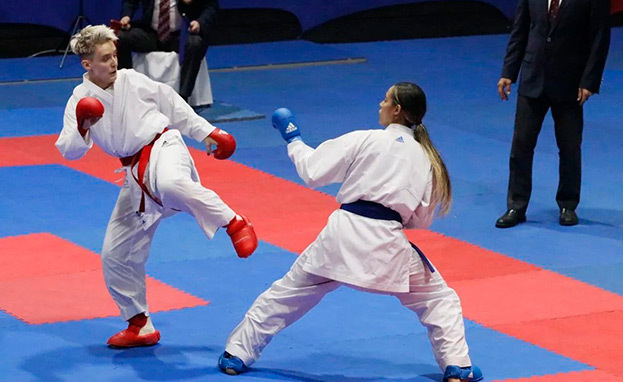 Анна Родина. Каратистка Анна Родина.